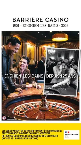Кадр рекламы Casino Barrière Enghien-Les-Bains