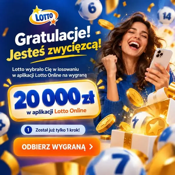Кадр рекламы Lotto Aplikacja