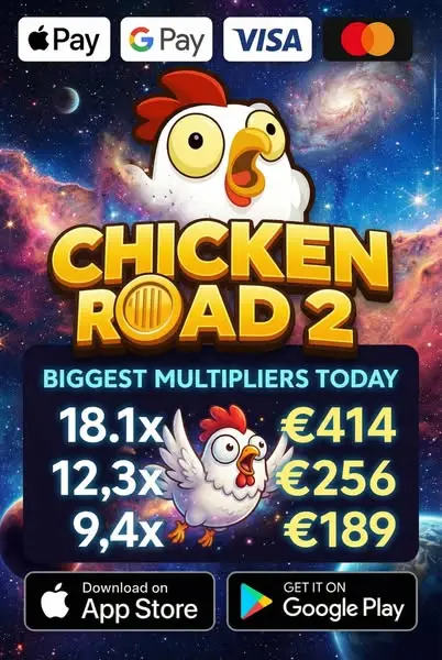 Кадр рекламы Chicken Road