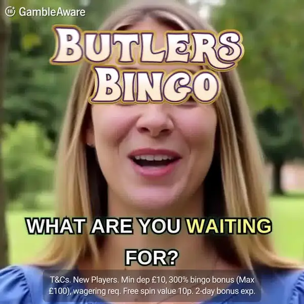 Кадр рекламы Butlers Bingo