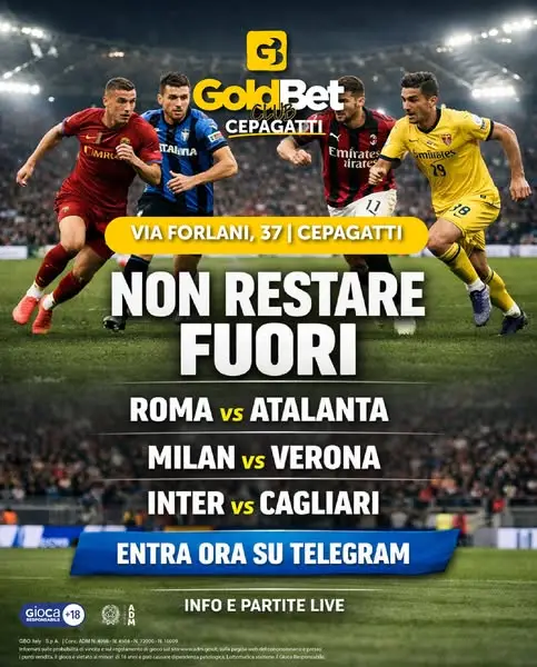 Кадр рекламы GoldBet Club Cepagatti - Via Forlani 37