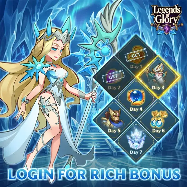 Кадр рекламы Legends of Glory