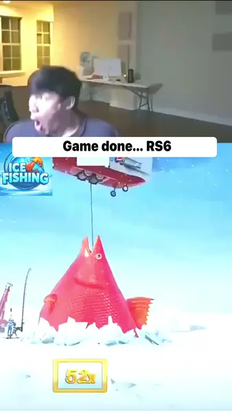 Кадр рекламы Catch the fishes
