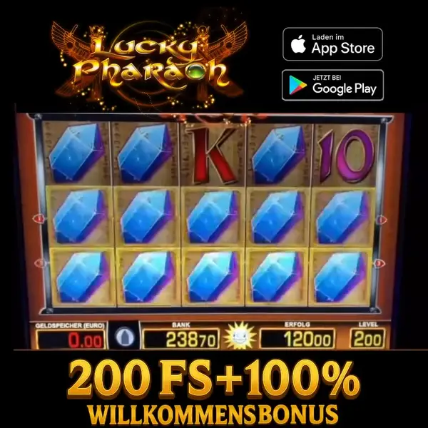 Кадр рекламы Lucky Pharaon