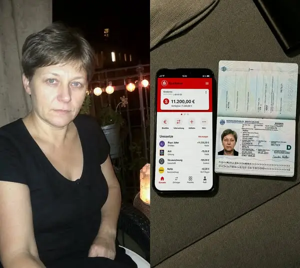Кадр рекламы Sandra Müller