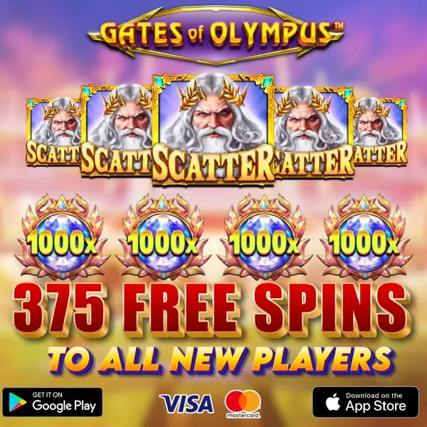 Кадр рекламы Gates of Olympus