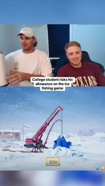 Кадр рекламы Ice Fishing Live