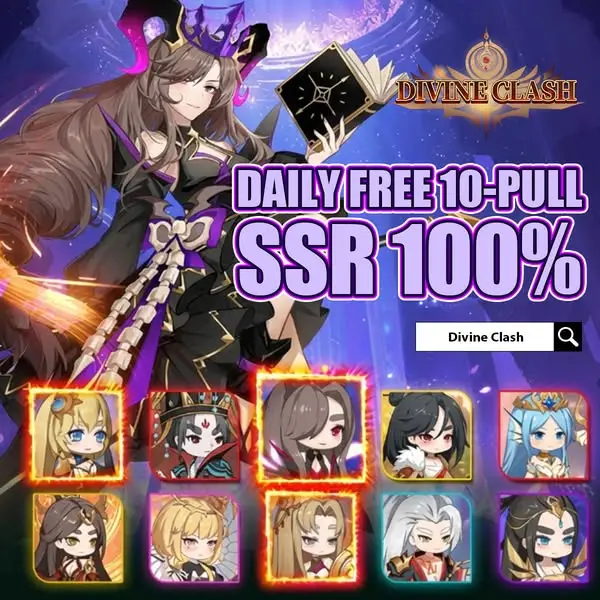 Кадр рекламы Divine Clash