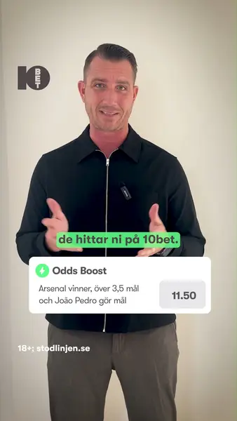 Кадр рекламы 10bet Sverige