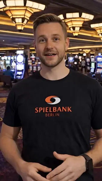 Кадр рекламы Spielbankin S