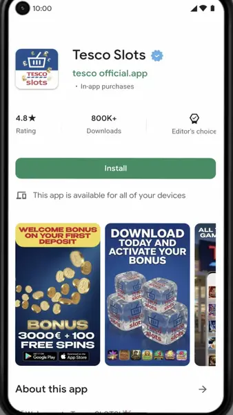 Кадр рекламы Play Tesco Online
