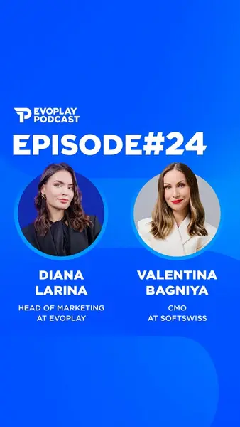 Кадр рекламы Evoplay Podcast