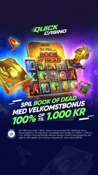 Кадр рекламы Quick Casino Danmark