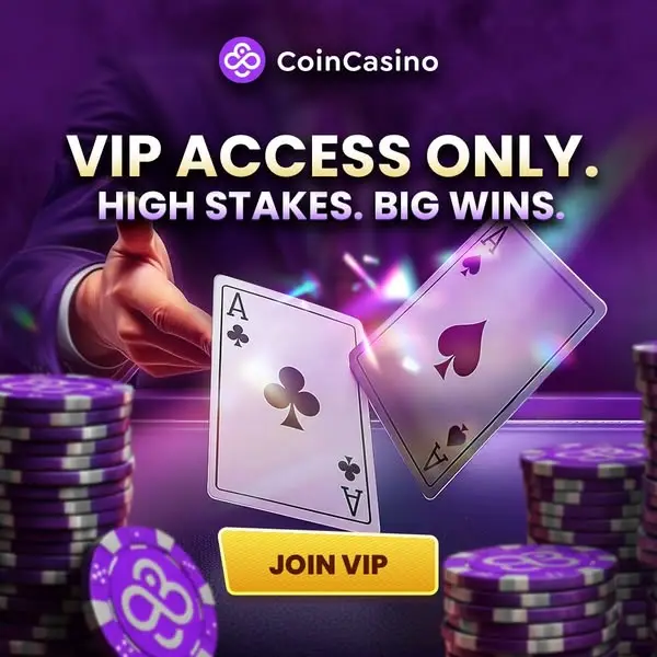 Кадр рекламы CoinCasino
