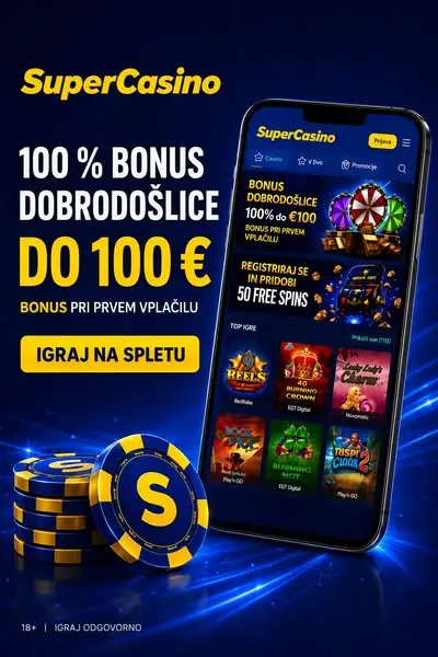 Кадр рекламы Supercasino.si