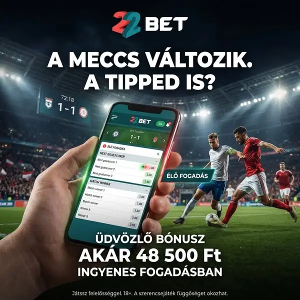 Кадр рекламы 22Bet