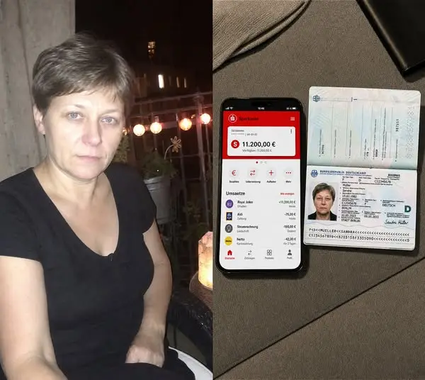 Кадр рекламы Sandra Müller
