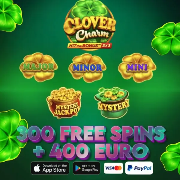 Кадр рекламы Clovers Megaways