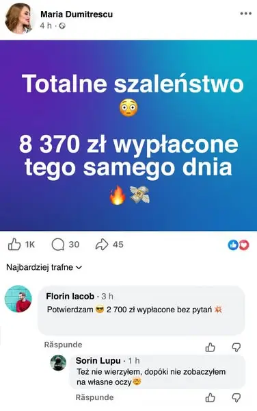 Кадр рекламы Win Casino Warszawa