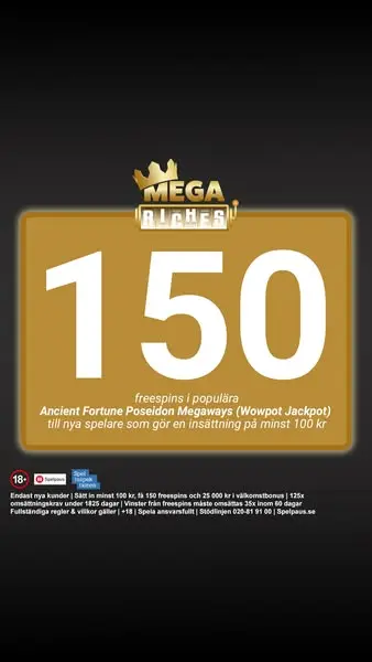 Кадр рекламы Mega Riches