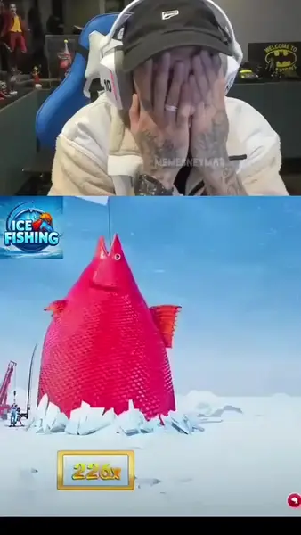 Кадр рекламы Ice Fishing Live