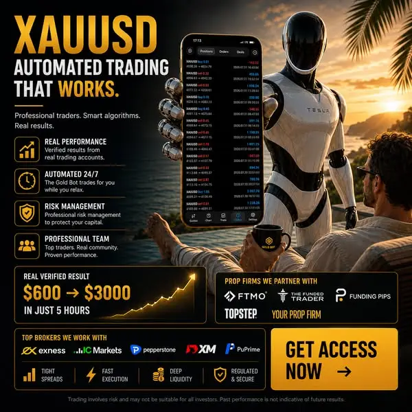 Кадр рекламы XAU Trading HUB