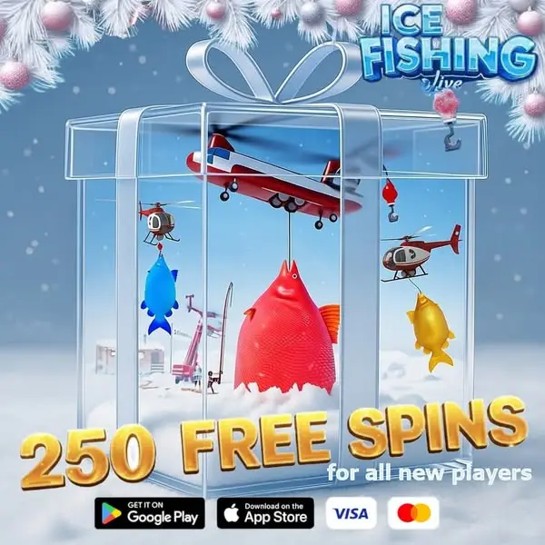 Кадр рекламы Big Bass Christmas
