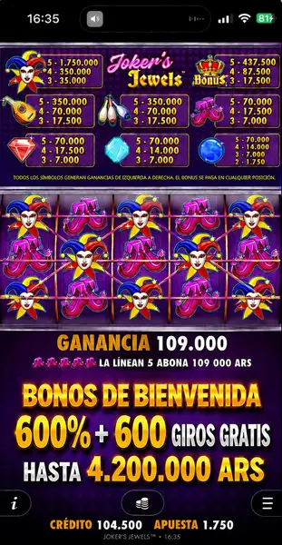 Кадр рекламы Joker Jewels