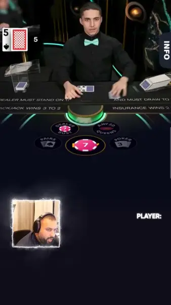 Кадр рекламы Blackjack: Real Card Game