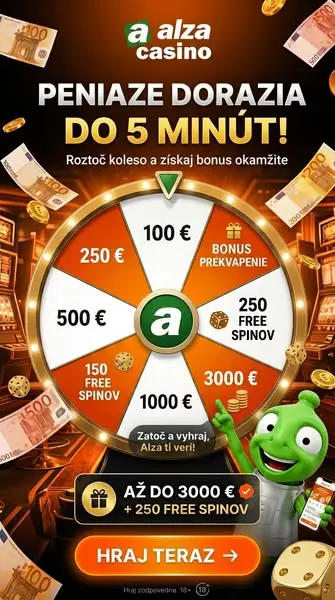 Кадр рекламы Alza Slots