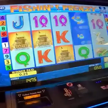 Кадр рекламы Fishin' Frenzy