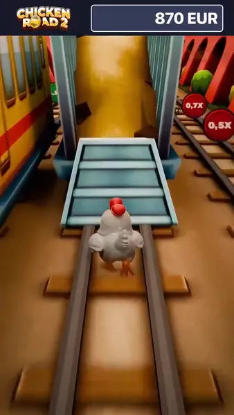 Кадр рекламы Golden Chicken Road