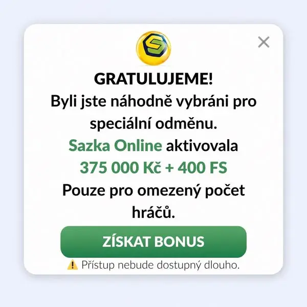 Кадр рекламы Sazka Online