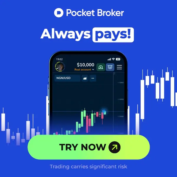 Кадр рекламы Pocket Option