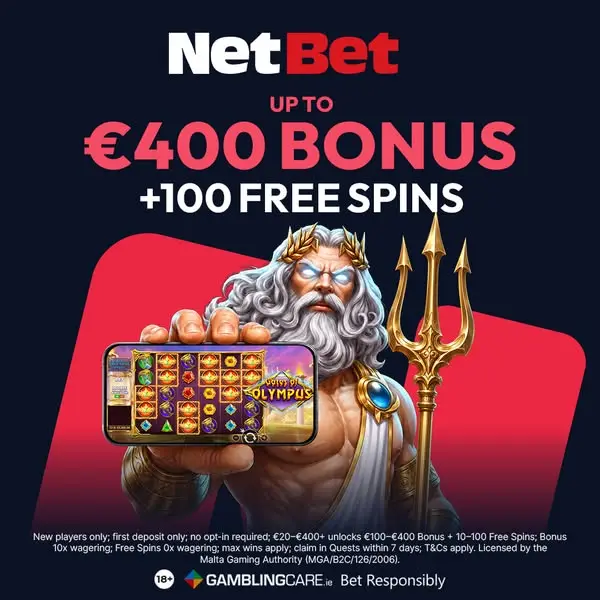 Кадр рекламы NetBet Ireland