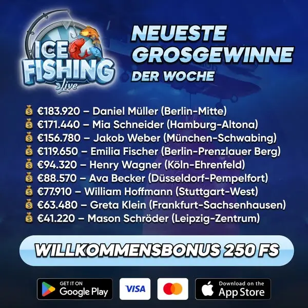 Кадр рекламы Ice Fishing Live