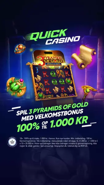 Кадр рекламы Quick Casino Danmark