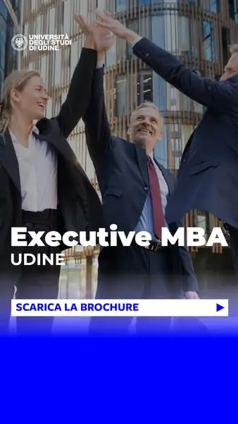 Кадр рекламы Executive MBA - Udine Milano Trento