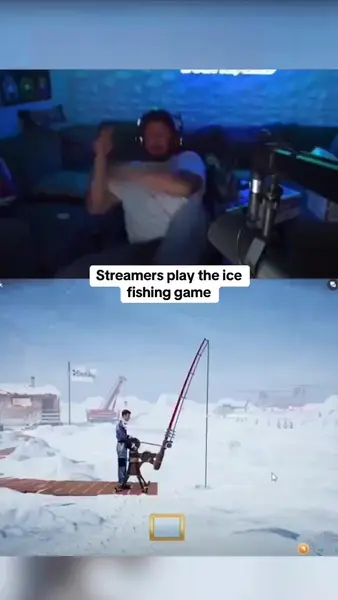 Кадр рекламы Ice Fishing Slot
