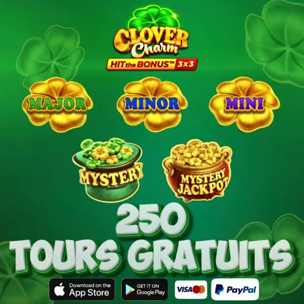 Кадр рекламы Clovers Megaways