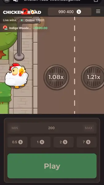 Кадр рекламы Rooster Rush