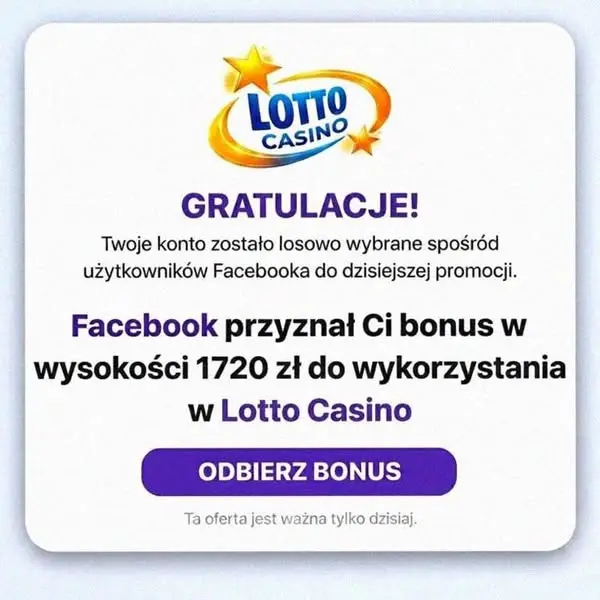Кадр рекламы Lotto Cllub