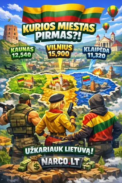 Кадр рекламы Narco.lt