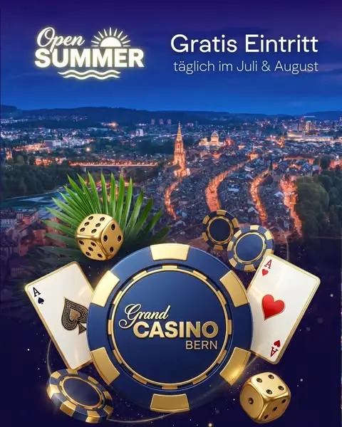 Кадр рекламы Grand Casino Bern