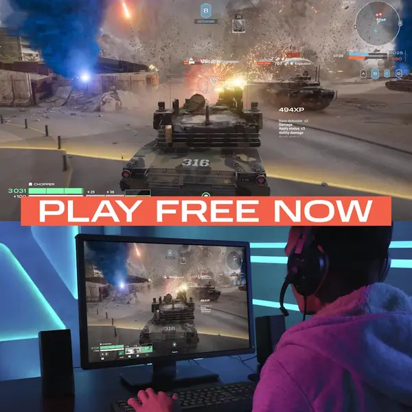 Кадр рекламы World of Tanks: HEAT