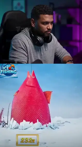 Кадр рекламы Ice Fishing