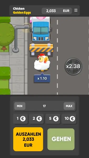 Кадр рекламы Chiken Road