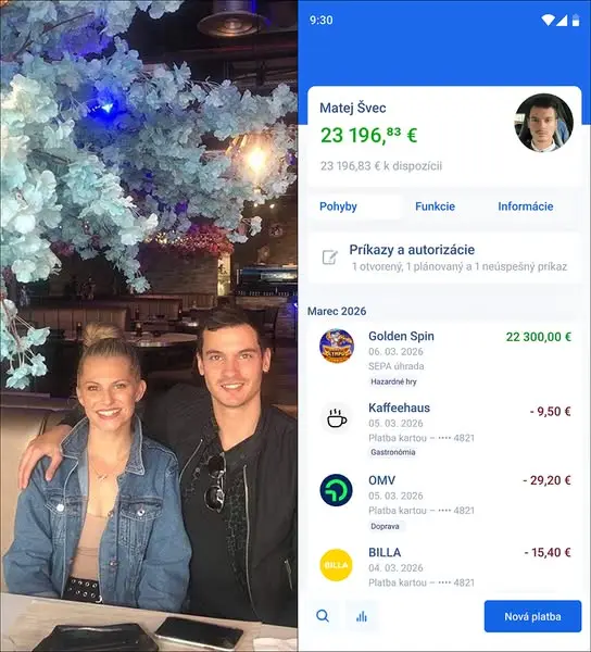 Кадр рекламы Matej Švec