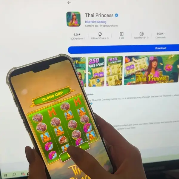 Кадр рекламы LuckySpin App