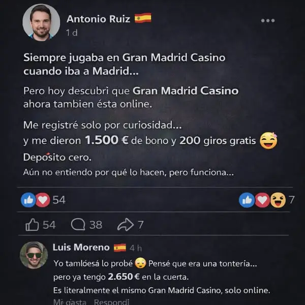 Кадр рекламы Grand Madrid Online
